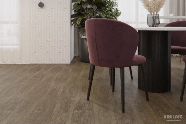 Клеевая кварцвиниловая плитка VINILAM Glue 8891 Дуб Мёрс Glue